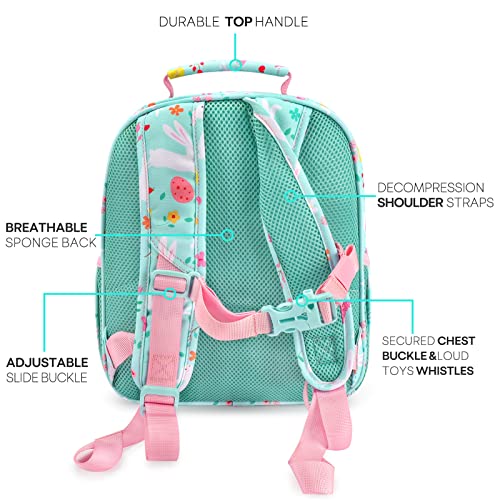 mibasies Girls Backpack for Elementary School with Pencil Case