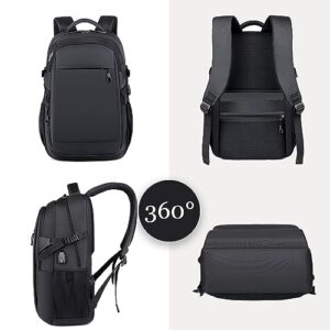 Kamlui Laptop Backpack for Men 15.6 Inch 16 Travel Business Trip Waterproof Computer Case Laptop Bag
