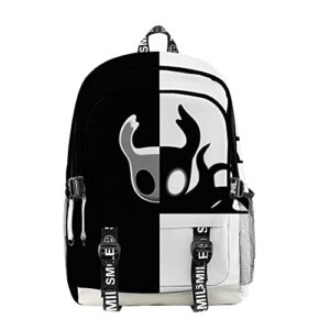 wzsmhft hollow knight merch backpack adjustable strap backpack game three piece travel backpack (backpack1)