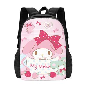 diez cartoon 3d print backpack my bunny melody backpack lightweight travel laptop bag adults anime my bunny melody fans gifts