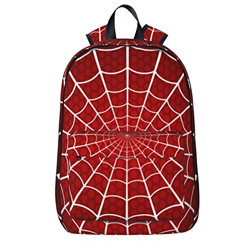 Affilleve Spider Web Cobweb Backpacks for Men Women Book Bag Travel Hiking Camping Work