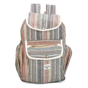 longing to buy himalyan hemp laptop bag backpack/traveller bag, hemp laptop bag (green multi-1)