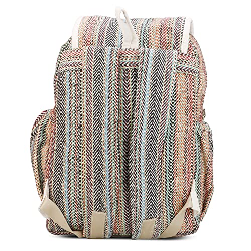 LONGING TO BUY Himalyan Hemp Laptop Bag Backpack/Traveller Bag, Hemp Laptop Bag (Green Multi-1)