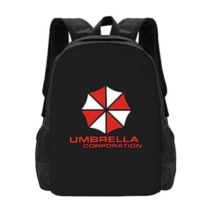 refyld resident umbrella evil corp symbol travel backpack woman's mens outdoor bag large capacity sports travel work leisure fashion bag