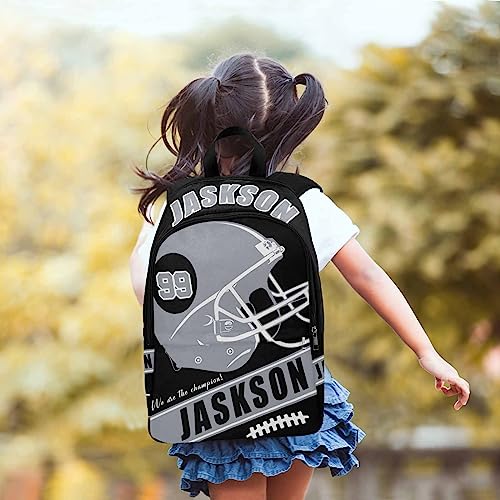 M YESCUSTOM Personalized Children Schoolbags Add Your Name Students Shoulder Bag for Son Daughter, Custom Multifunctional Kids School Backpack Boys Girls School Bag for School Season