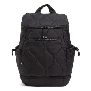 vera bradley featherweight commuter backpack travel bag, black