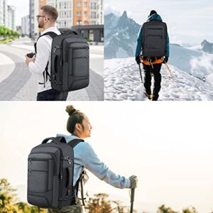 LCKPENG Extra Large Backpack, Big Computer Laptop Backpack, Carry On Backpack, Extra Large Travel Backpack for Men Women