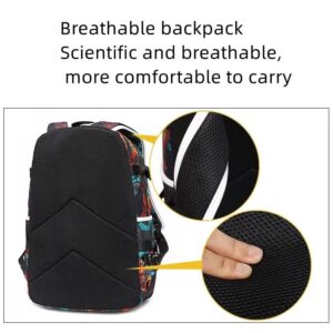 Basketball Superstar Ja 12 Laptop Backpack Youth Travel Bag Anime Student Waterproof Schoolbag (H)