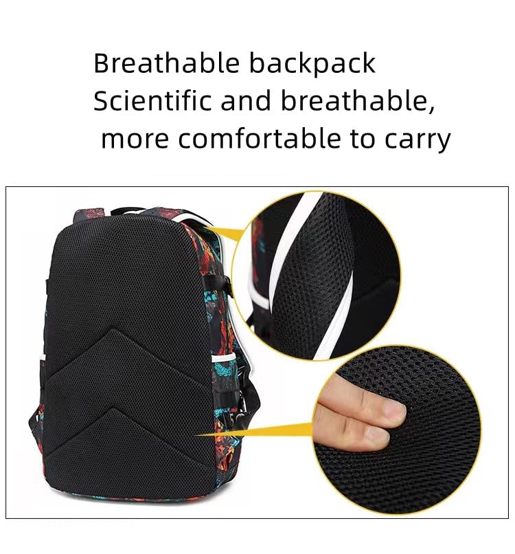 Basketball Superstar Ja 12 Laptop Backpack Youth Travel Bag Anime Student Waterproof Schoolbag (H)