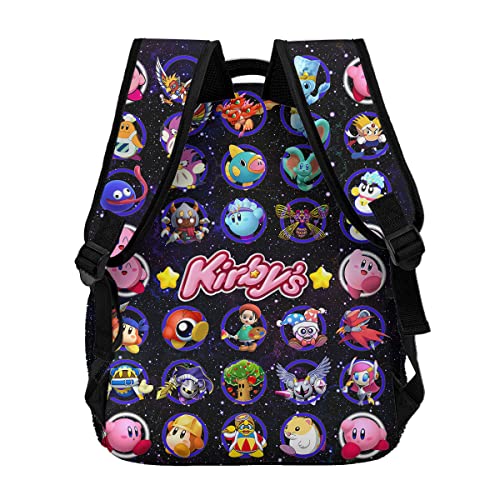 RFYBEW Cute Backpack for Girls Boys,Cartoon Anime Shoulders Bookbag Casual Laptop Backpack Travel Hiking Bag Daypack Aesthetic Purse Backpack