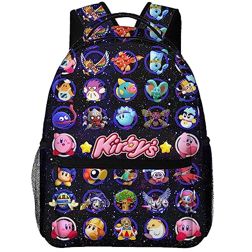 RFYBEW Cute Backpack for Girls Boys,Cartoon Anime Shoulders Bookbag Casual Laptop Backpack Travel Hiking Bag Daypack Aesthetic Purse Backpack