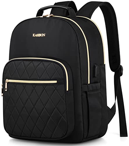 Laptop Backpack for Women, 15.6 Inch Travel Backpack for Women as Person Item Flight Approved, Waterproof School Backpack, Computer Backpack School Bag Casual Daypacks for College, Business,Work