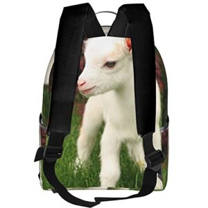 BAFAFA goat Printed Travel Backpack Business Work Bag Computer Bag Outdoor Sports Rucksack