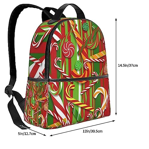 BAFAFA Merry Christmas Printed Travel Backpack Business Work Bag Computer Bag Outdoor Sports Rucksack