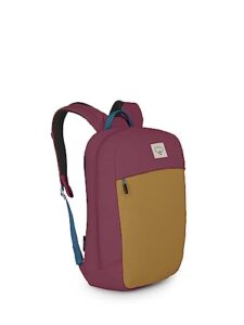 osprey arcane large day everyday backpack, allium red/brindle brown, one size