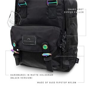 Doughnut Travel Backpack for Women 7L Work Casual Water Repellent Fashion Bag(GS BLACK)
