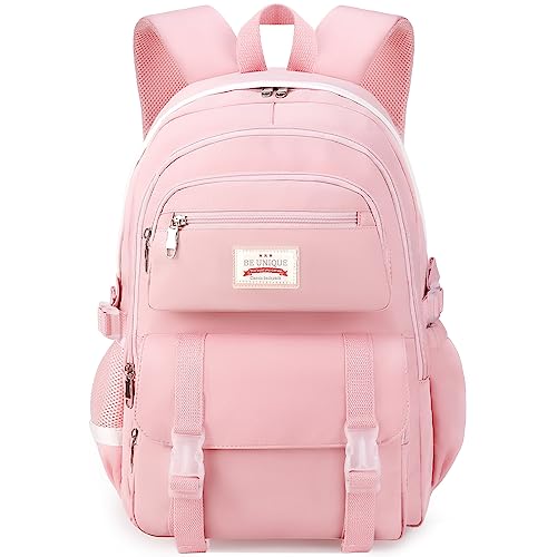 SCIONE School Backpacks for Teen Girls-Laptop Backpacks 15.6 Inch Travel Daypack Bags Bookbags for Teens Girls Women Students(Pink)