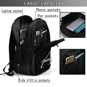 Slocenk Custom Backpack Personalized Laptop Backpack for Women Men with Name Photo Customized Travel Computer Bookbag with USB Port