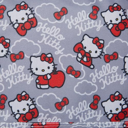 Fast Forward Hello Kitty Backpack for Girls, 16 inch, Red and Grey