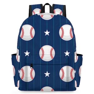 bardic backpack for kids kindergarten boys girls backpack metal double zipper lightweight school bookbag travel backpack - baseball pattern