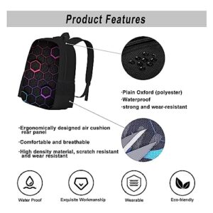 DKXHZ Game Cartoon Backpack Sports Bag 3D Printing Large Capacity Portable Large Capacity Packsack for Boys and Girls-3