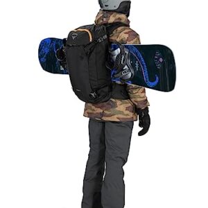 Osprey Soelden 32L Ski and Snowboard Backpack, Black, One Size