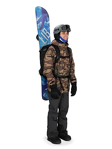 Osprey Soelden 32L Ski and Snowboard Backpack, Black, One Size