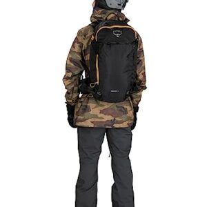 Osprey Soelden 32L Ski and Snowboard Backpack, Black, One Size