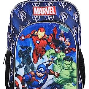 Marvel Avengers Boys Backpack For Kids| Elementary and Kindergarten Kids Knapsacks For School (Molded Front Avengers)