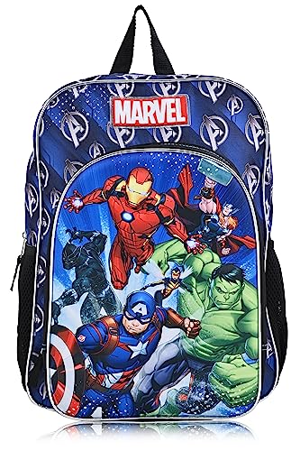 Marvel Avengers Boys Backpack For Kids| Elementary and Kindergarten Kids Knapsacks For School (Molded Front Avengers)