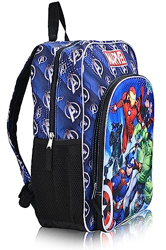 Marvel Avengers Boys Backpack For Kids| Elementary and Kindergarten Kids Knapsacks For School (Molded Front Avengers)