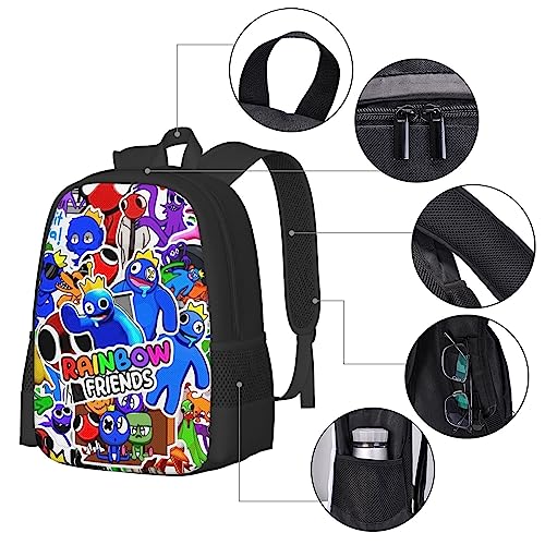 OYAMBE Cartoon Backpack Travel Backpack Lunch Box Casual Daypack Backpack 3d Backpack Laptop Backpack