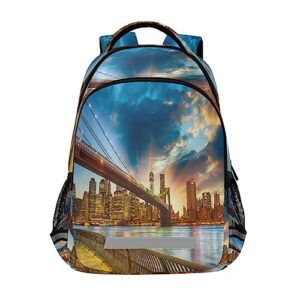 alaza manhattan new york city backpack for students boys girls school bag travel daypack