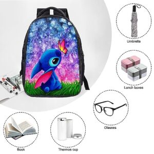 BOABIXA 3 Pcs Backpack with Pencil Case,Lunch Box,school Bags.Adjustable,durable,for boys girls students teens back to school