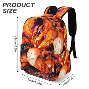 LIFEKA Charm-ander Anime Go Stylish, Versatile, Functional Backpacks for Everyday Adventures Excursions