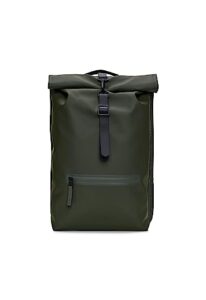 rains rolltop rucksack -backpack - waterproof backpack for women and men - rucksack for travel and work (green)