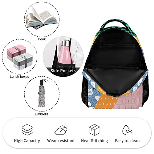 KOOLLE Backpack 3d Printed Travel Backpack Casual Laptop Backpack Lightweight Multi-Function SchoolBag For Adult Youth