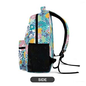 KOOLLE Cute Backpack Unisex Travel Lightweight Backpack Laptop Backpacks Casual Shoulders Bag School Bag For Men Women Boy