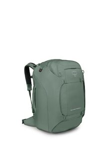 osprey sojourn porter 65l travel backpack, koseret green, one size