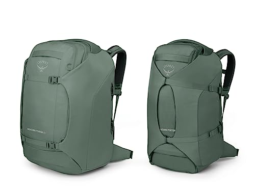 Osprey Sojourn Porter 65L Travel Backpack, Koseret Green, One Size