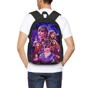 OLDX Taylor Singer Swift Collage Backpack Taylor Singer Swift Photos Backpack Canvas Lightweight Backpack Work Sport Hiking Backpack