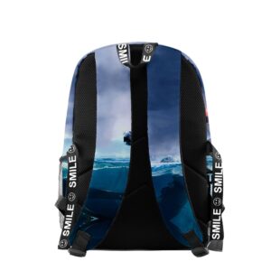 Subnautica Below Zero Shoulders Backpack Women Men Fashion Daypack Travel Bag