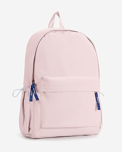 kibachev Pink Casual Daypack Backpack Simple Backpack College Backpack for Women Carry On Backpack