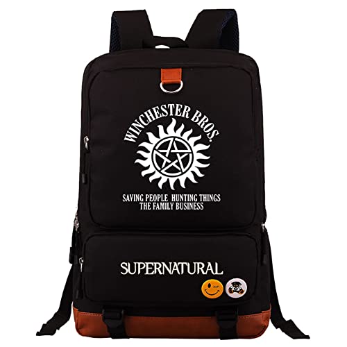 UMocan Teen Waterproof Bookbag-Supernatural Durable Knapsack Graphic Laptop Bag for Student