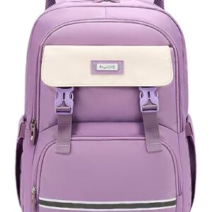 FALANKO Backpack for Girls,15.6 inch Women Laptop School College BookBag with USB Charging Port, High Middle Elementary School Backpack For Teen Students,Large Capacity Travel work Daypacks for Women