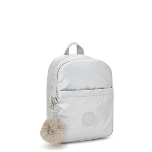 Kipling Women's Small Backpack, Platinum M Gg, 7.8''L x 10.3''H x 4''D