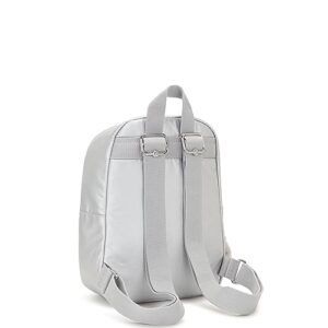 Kipling Women's Small Backpack, Platinum M Gg, 7.8''L x 10.3''H x 4''D