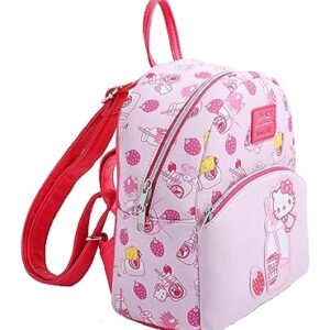 Loungefly Hello Kitty Strawberry Milk Mini Backpack