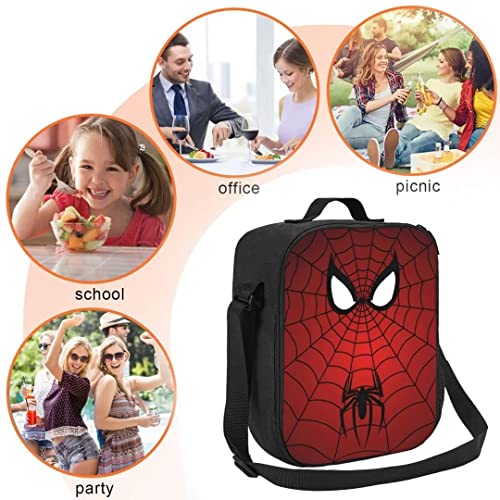 Kugahus Anime Backpack Set 3 piece - School Bag Daypack with Lunch Box And Pencil Case Set for Boys Girls - Travel Backpack For Men Women