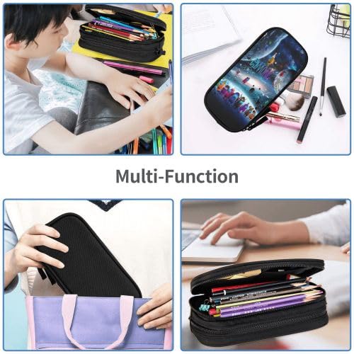 Game Backpack 2pcs Cartoon Bag Anime BookBag Casual Travel Bag - Blue